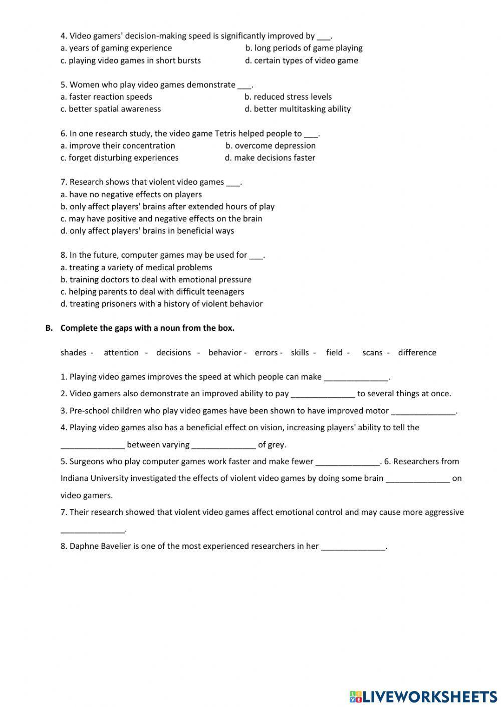 Reading about video games