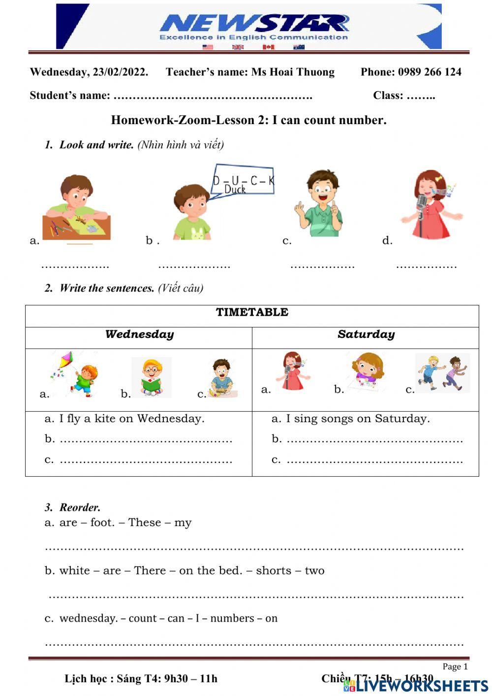 HW What do you do on Wed?.G2