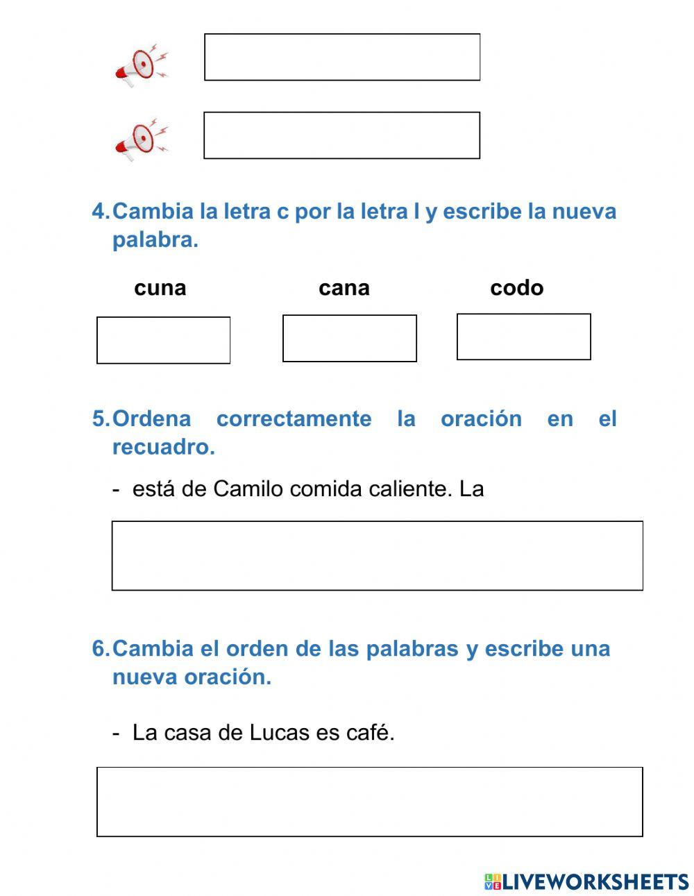 Fonema y grafía c (ca, co, cu) 