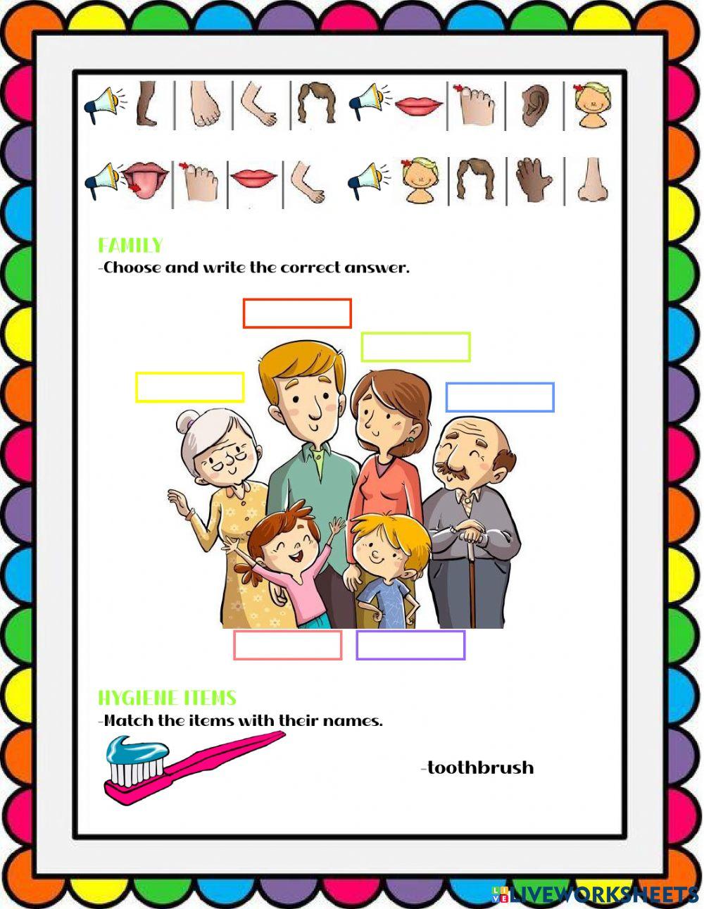 Evaluación 2do trimestre (1st grade)