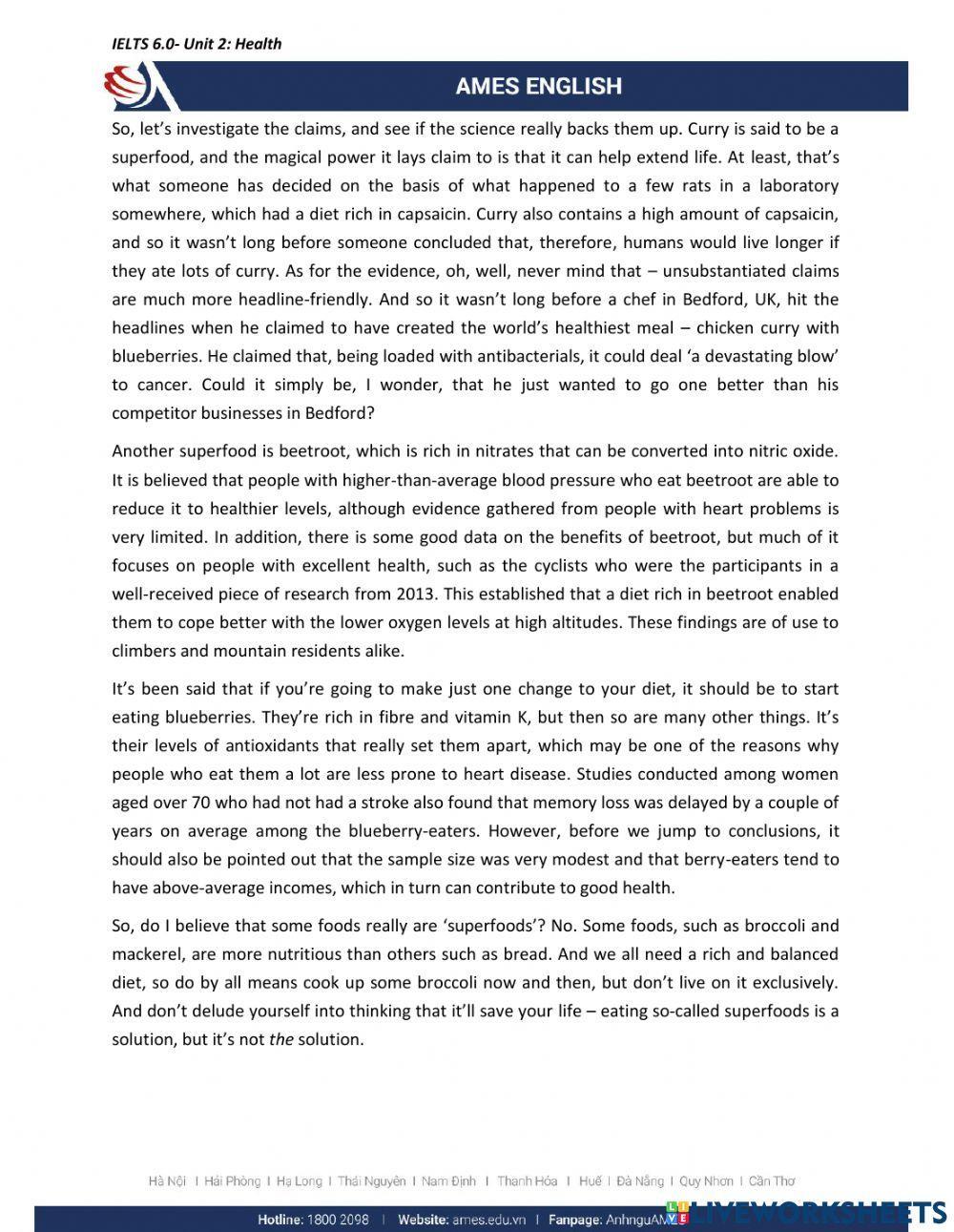 MS3 - U2 - Reading WS