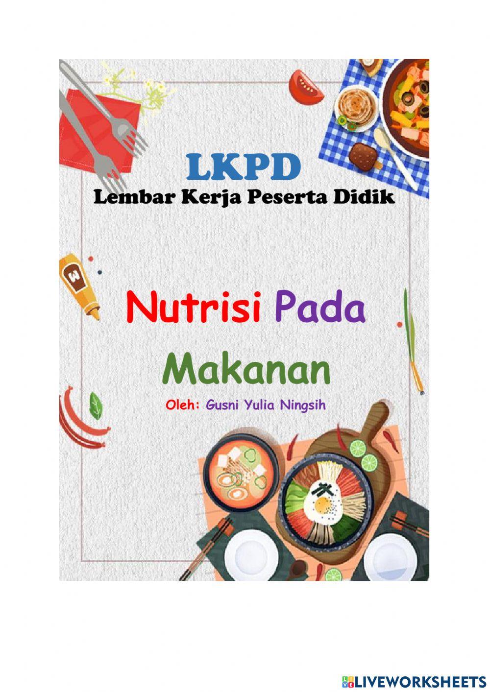 Lkpd sistem pencernaan (nutrisi)