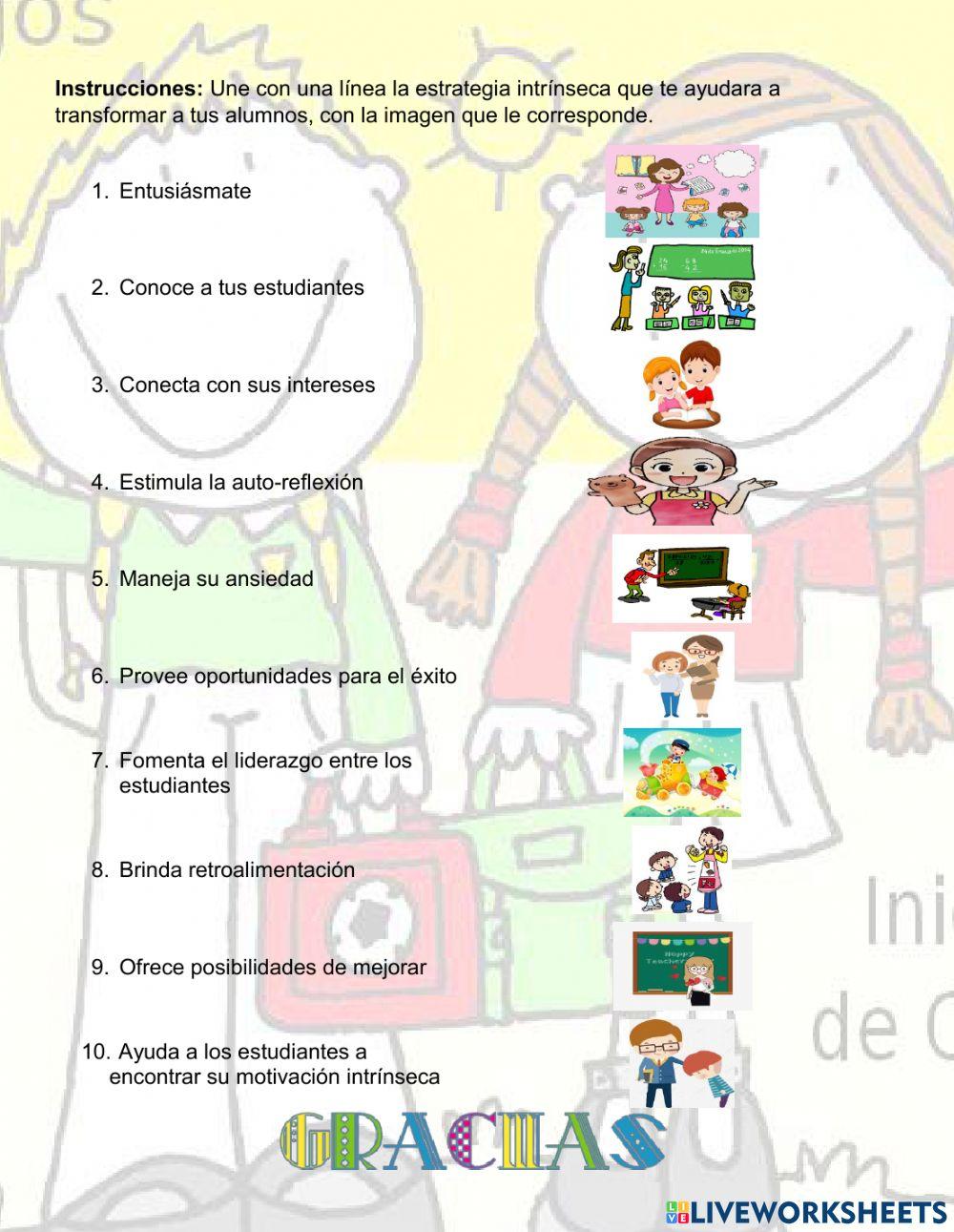 5. Estimular la motivación intrínseca del alumno