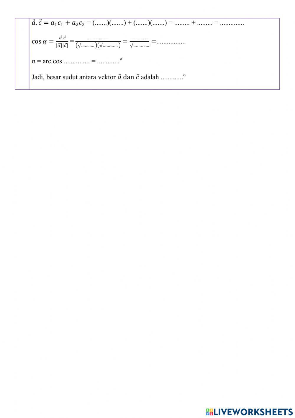 Operasi Vektor di R2