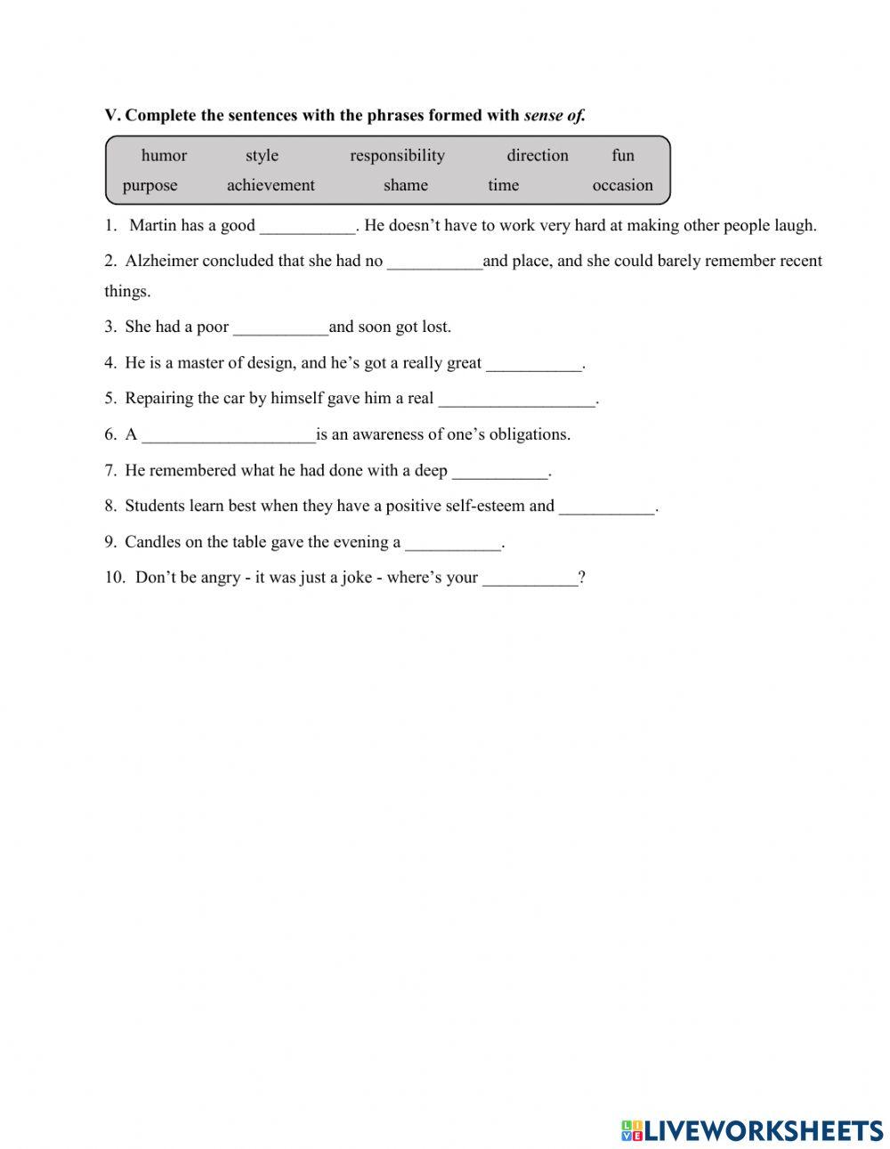 E9 - UNIT 11: VOCABULARY