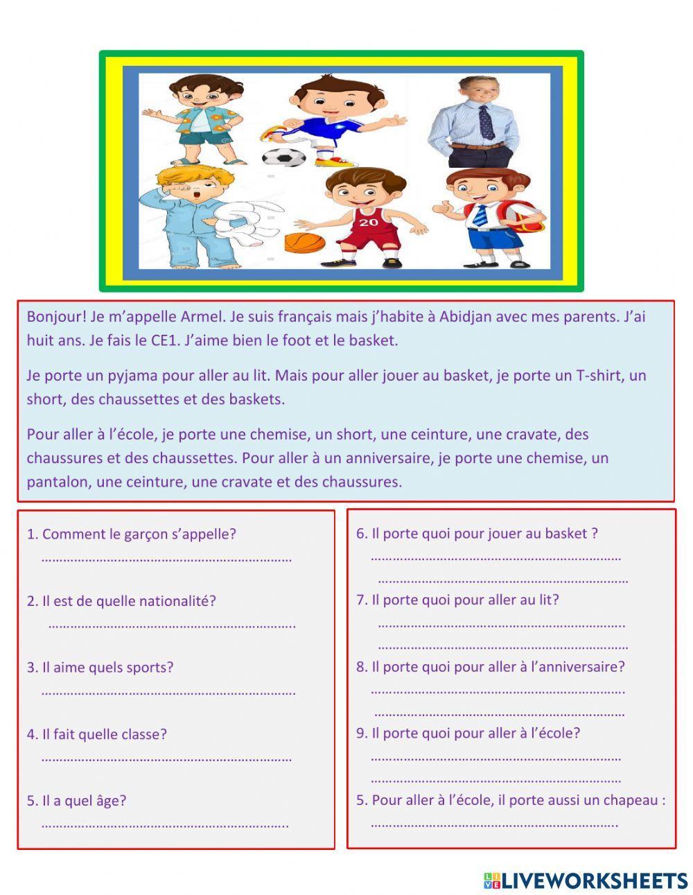 Je porte 1a Je porte 1a