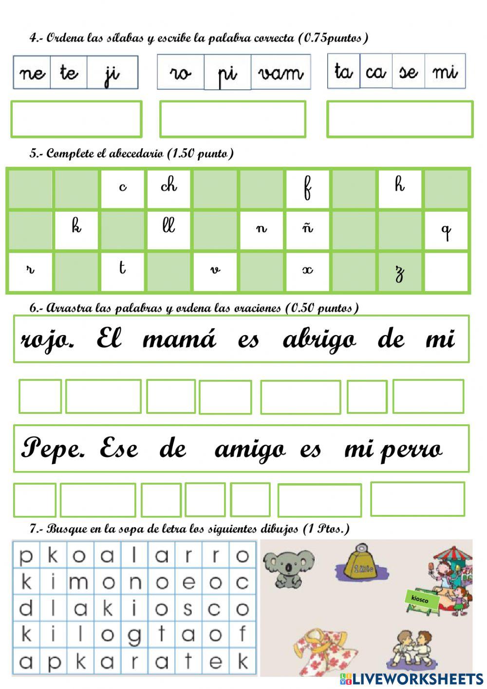 Evaluación de Lengua y Literatura