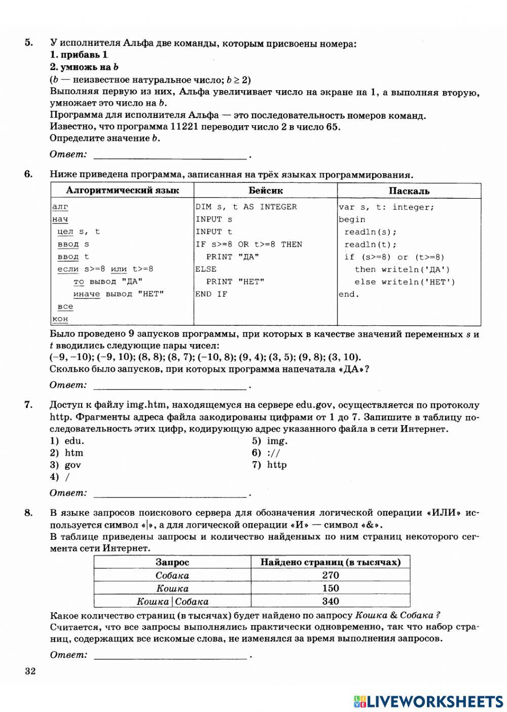 Информатика