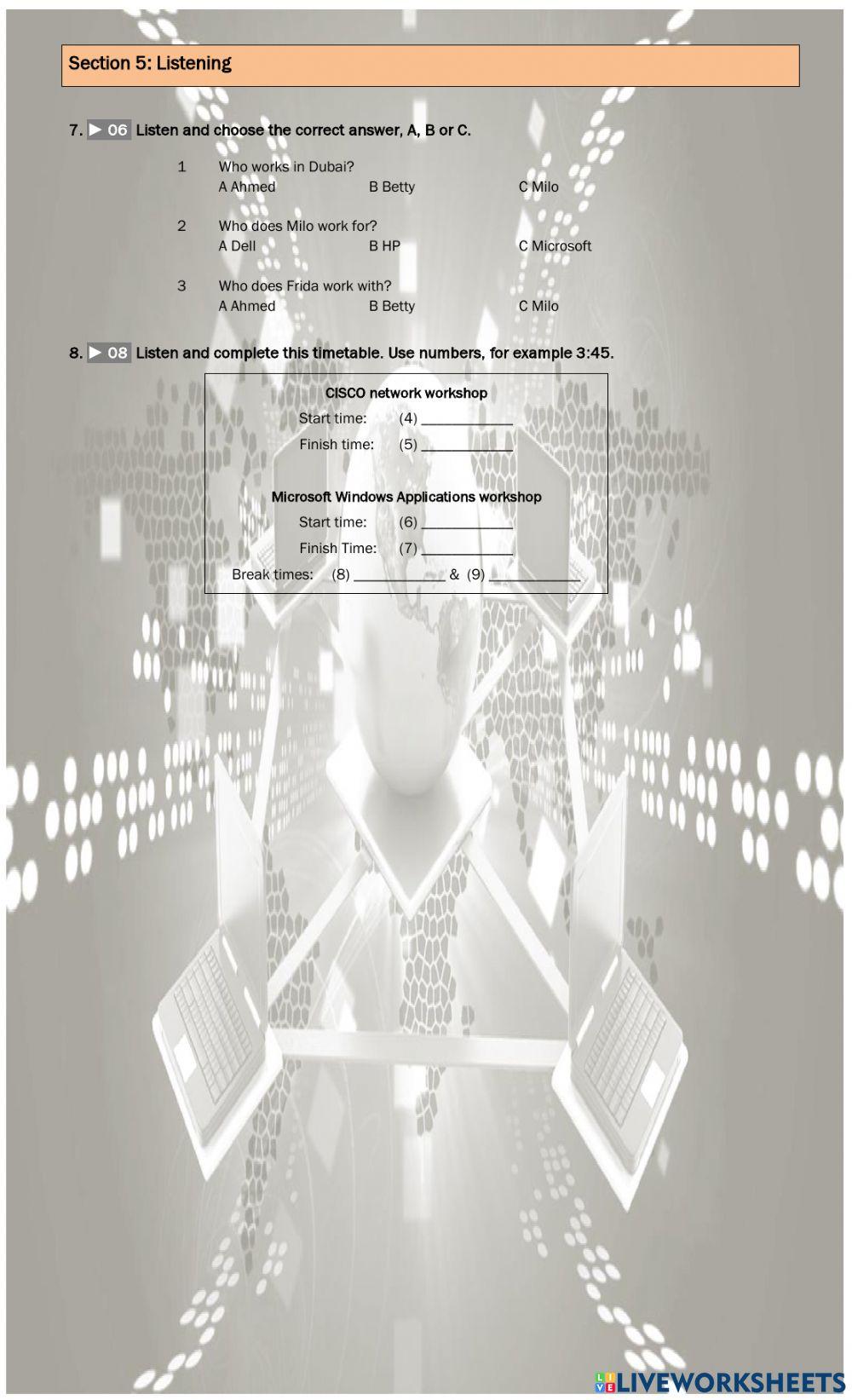 English for Information Technology