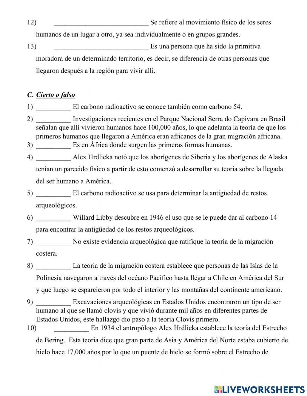 Poblamiento de América