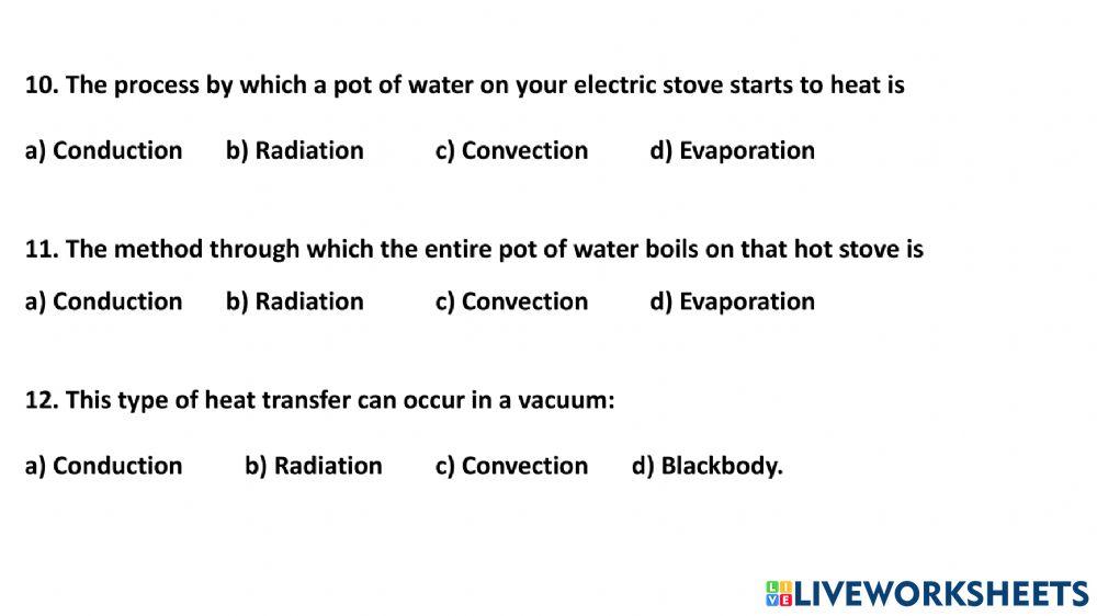 Heat transfer continuation