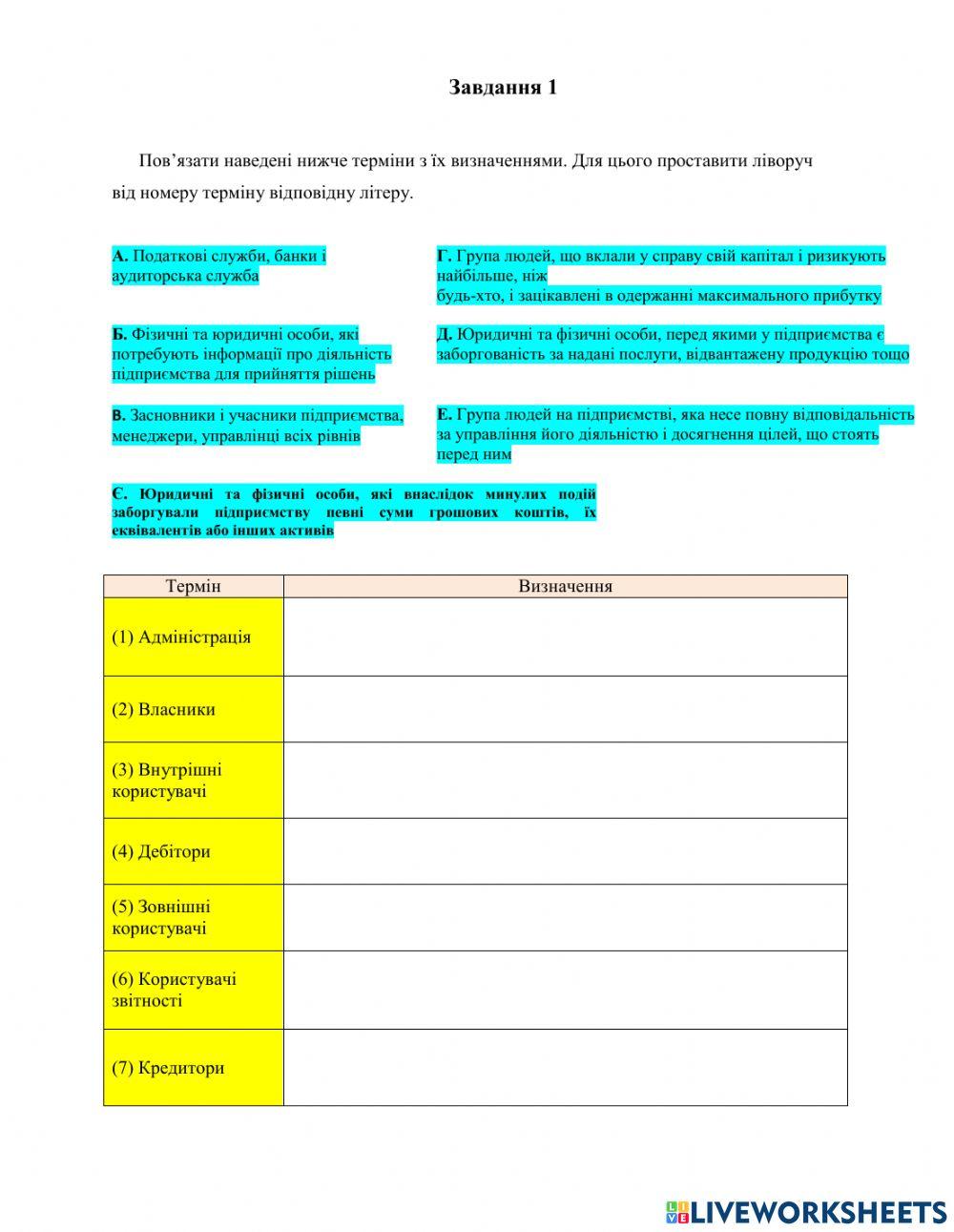 Бухгалтерський облік