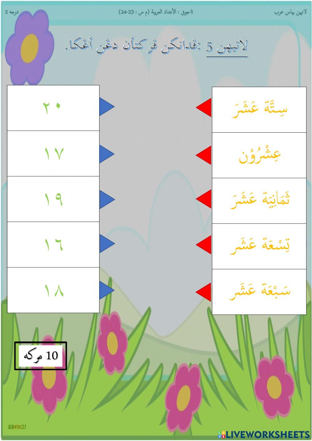 الأعداد العربية