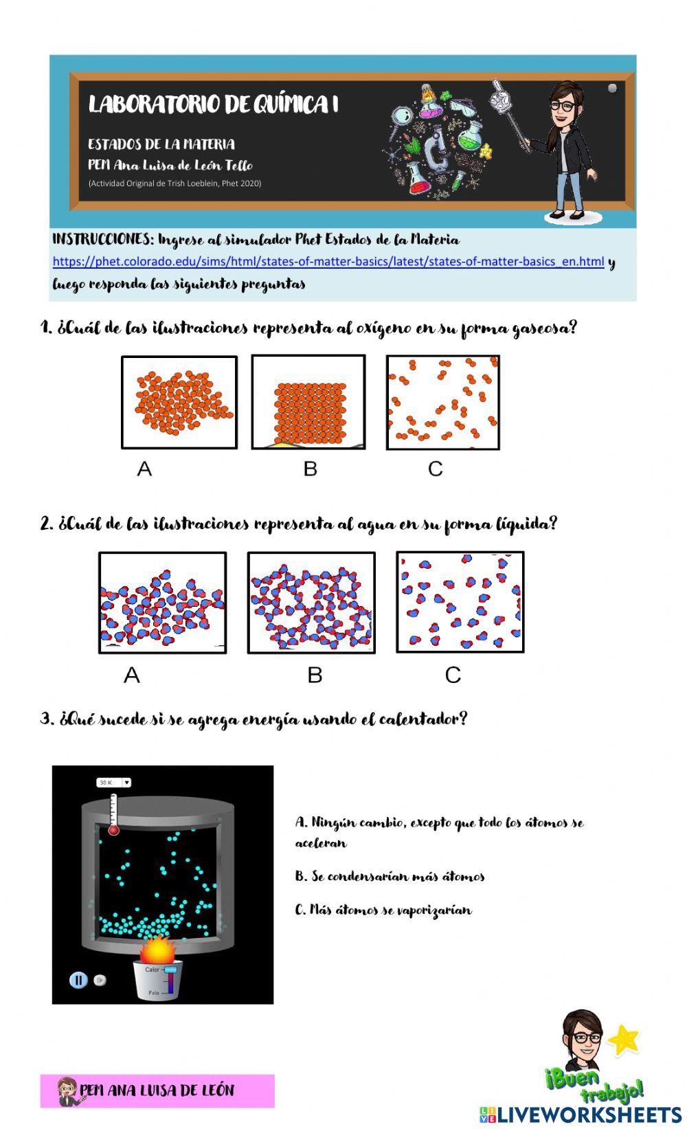 Laboratorio Estados de la Materia