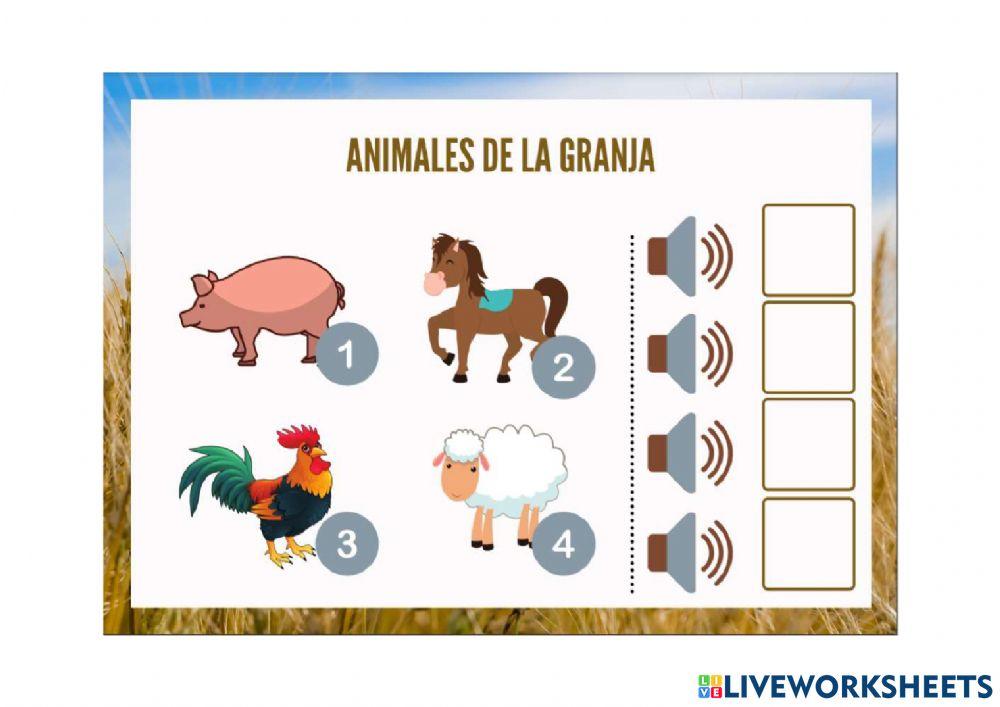Los animales de la granja
