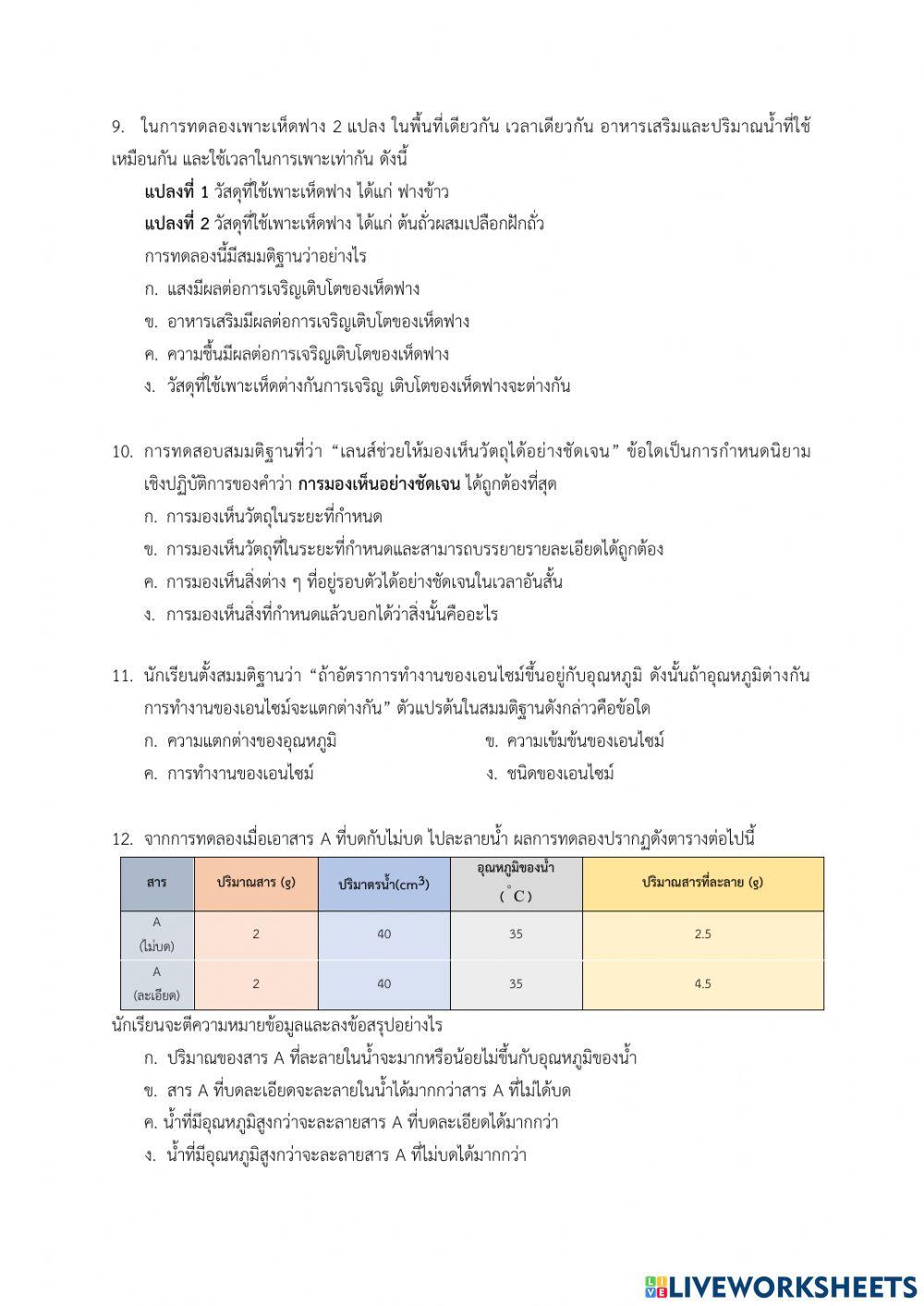 วิทยาศาสตร์