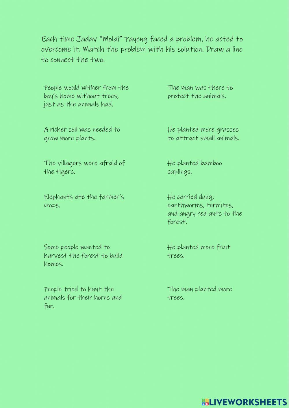 The boy who grew a forest