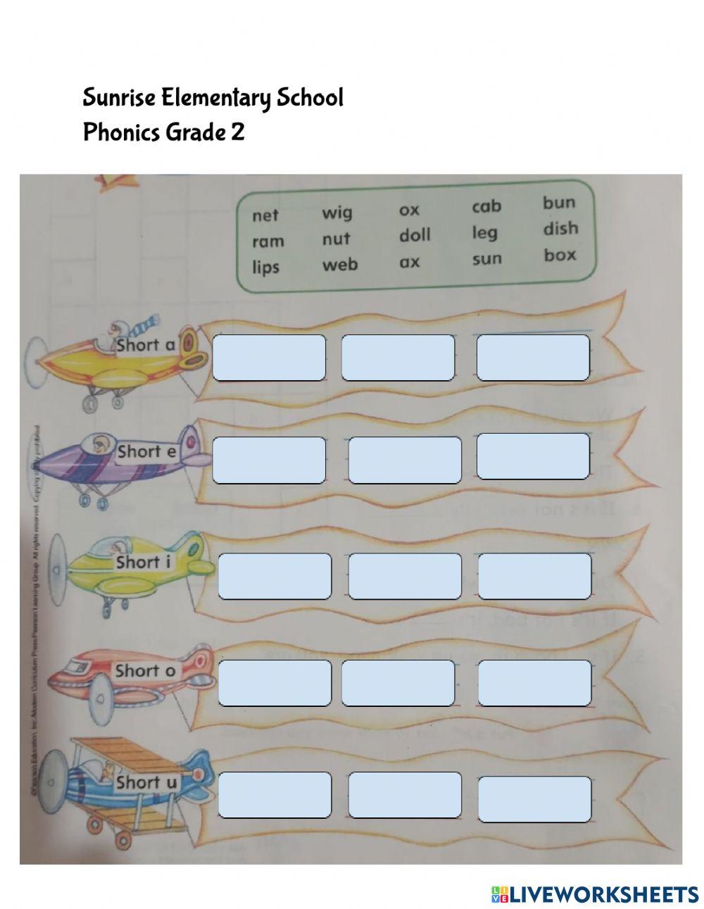 Phonics WS123