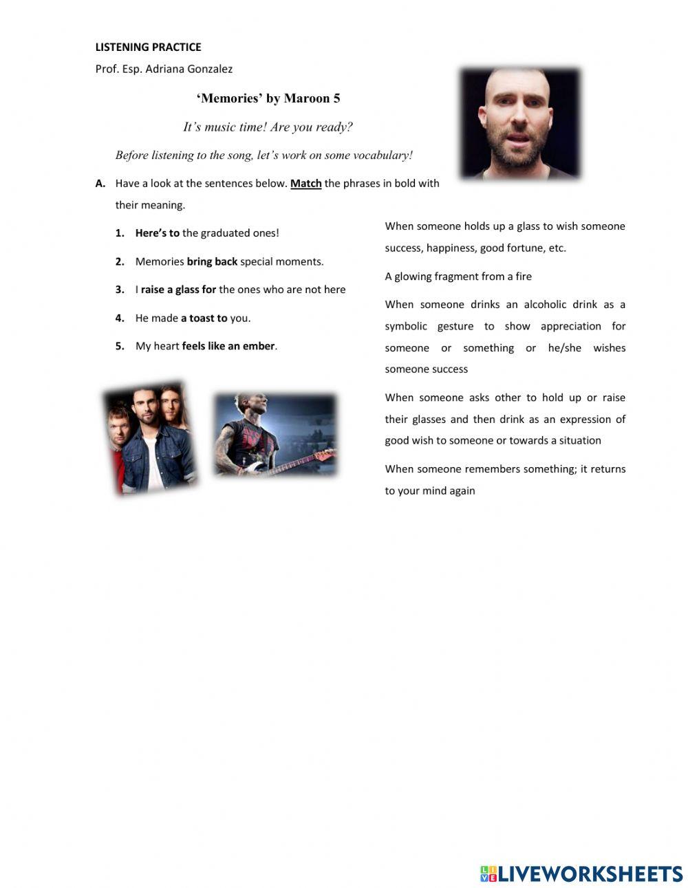 'MEMORIES' by Maroon 5