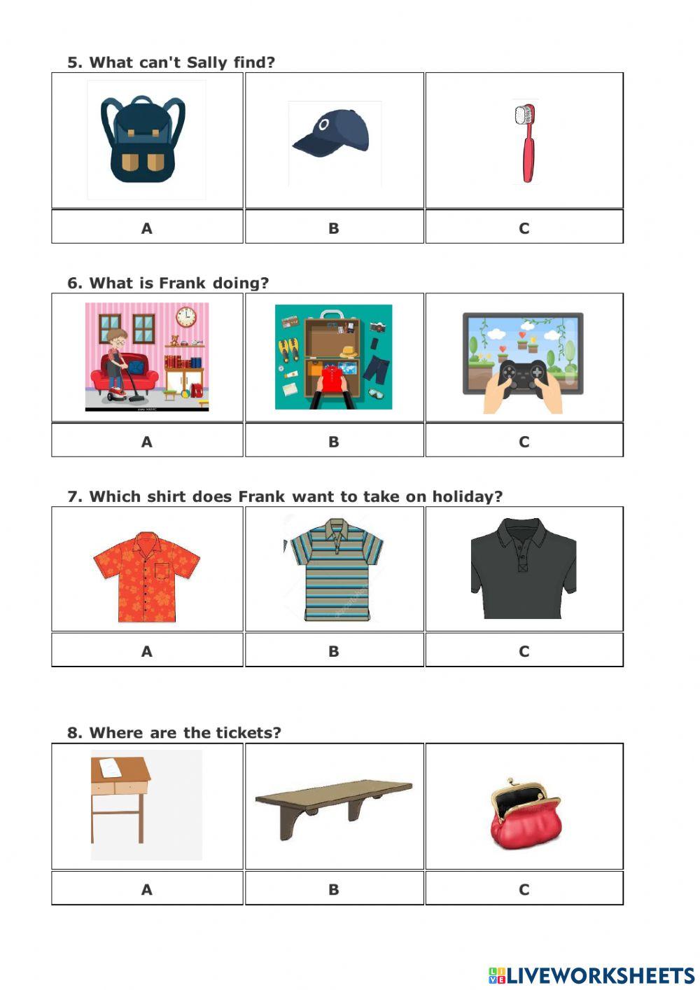 Movers 3 Listening Exam