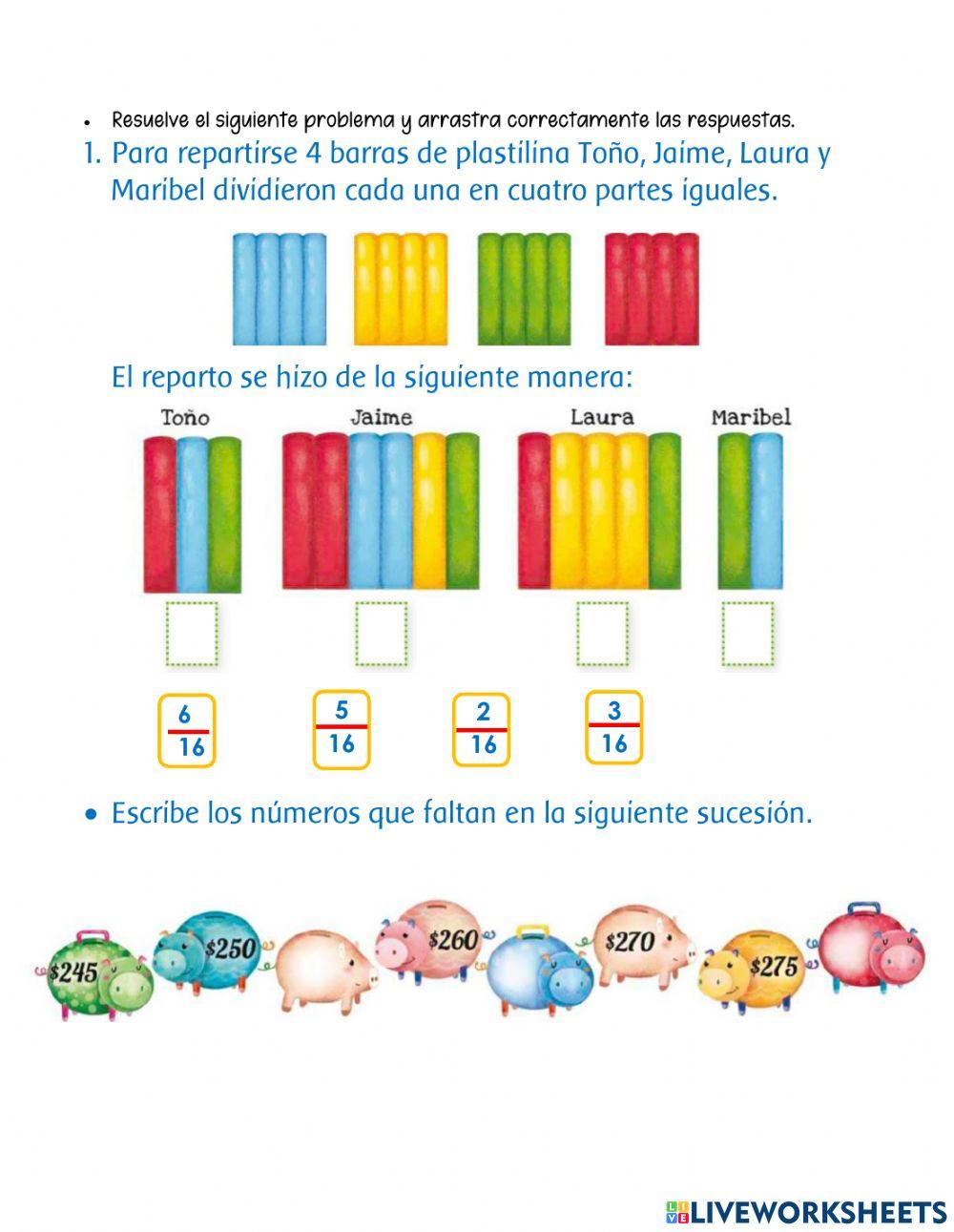 Examen matematicas 2° trim