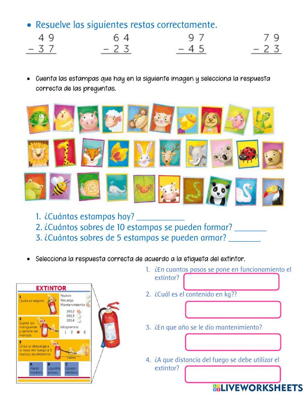Examen matematicas 2° trim