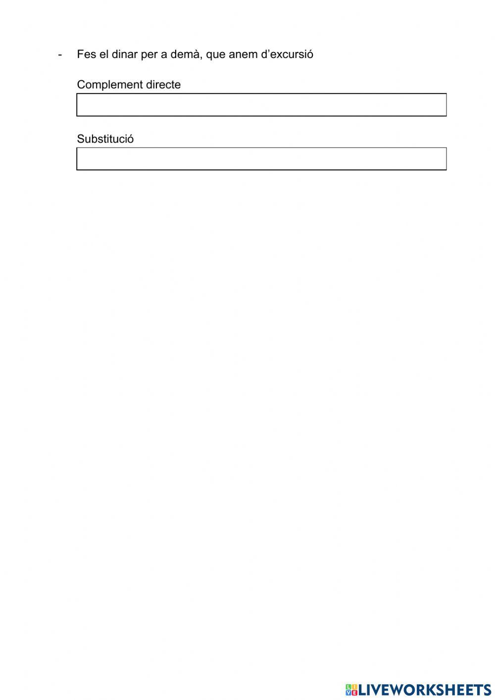 Sintaxi: CN, CAdj, Atribut, CD