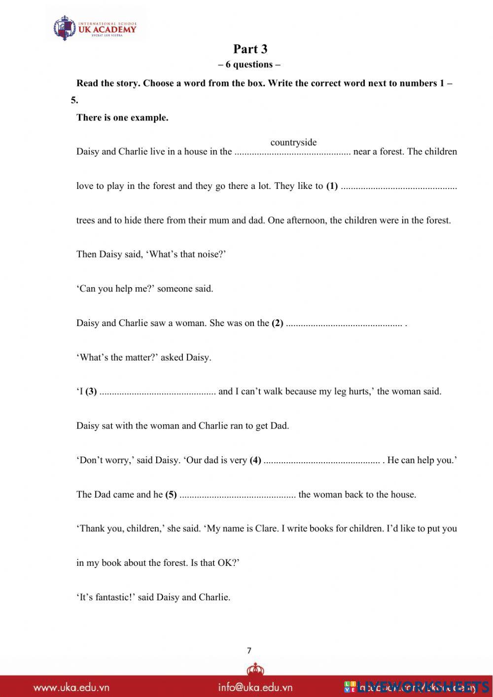 Grade 4 interactive exercise for 4 | Live Worksheets