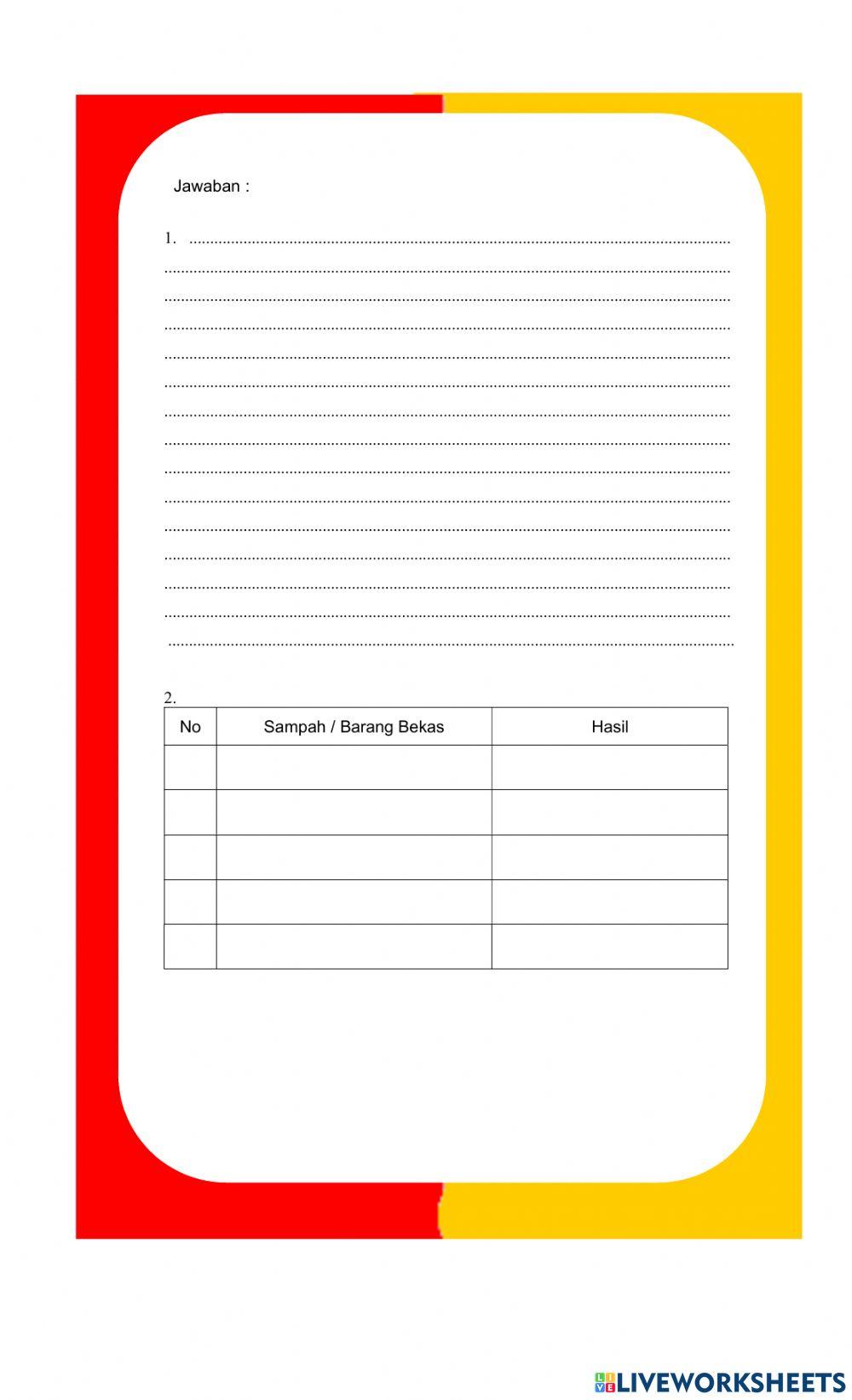 LKPD Pengolahan Sampah