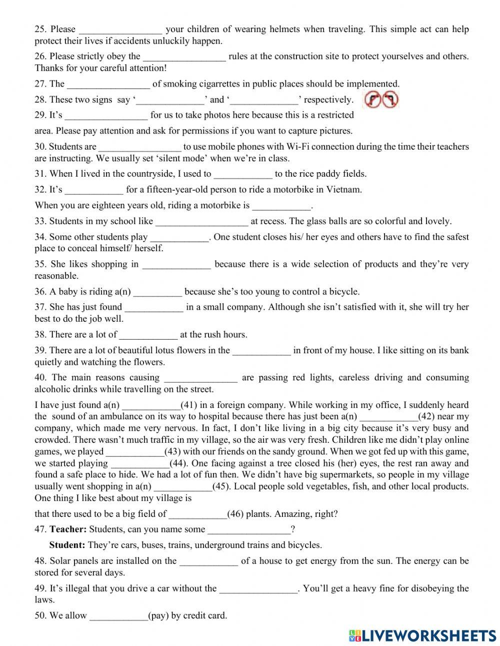 Vocabulary english 7