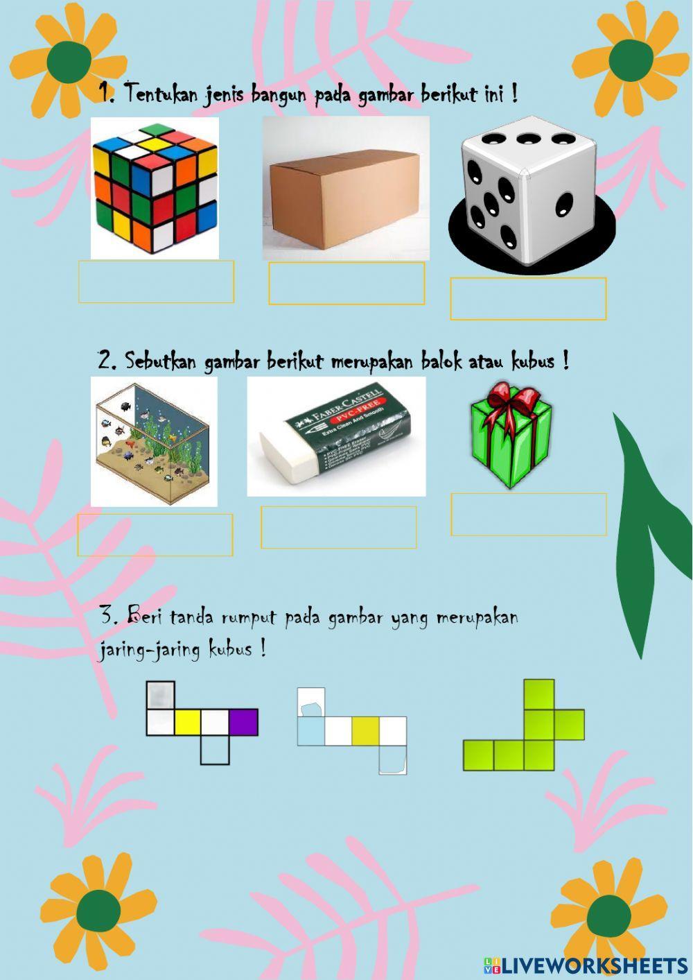Lembar Kerja Kubus dan Balok