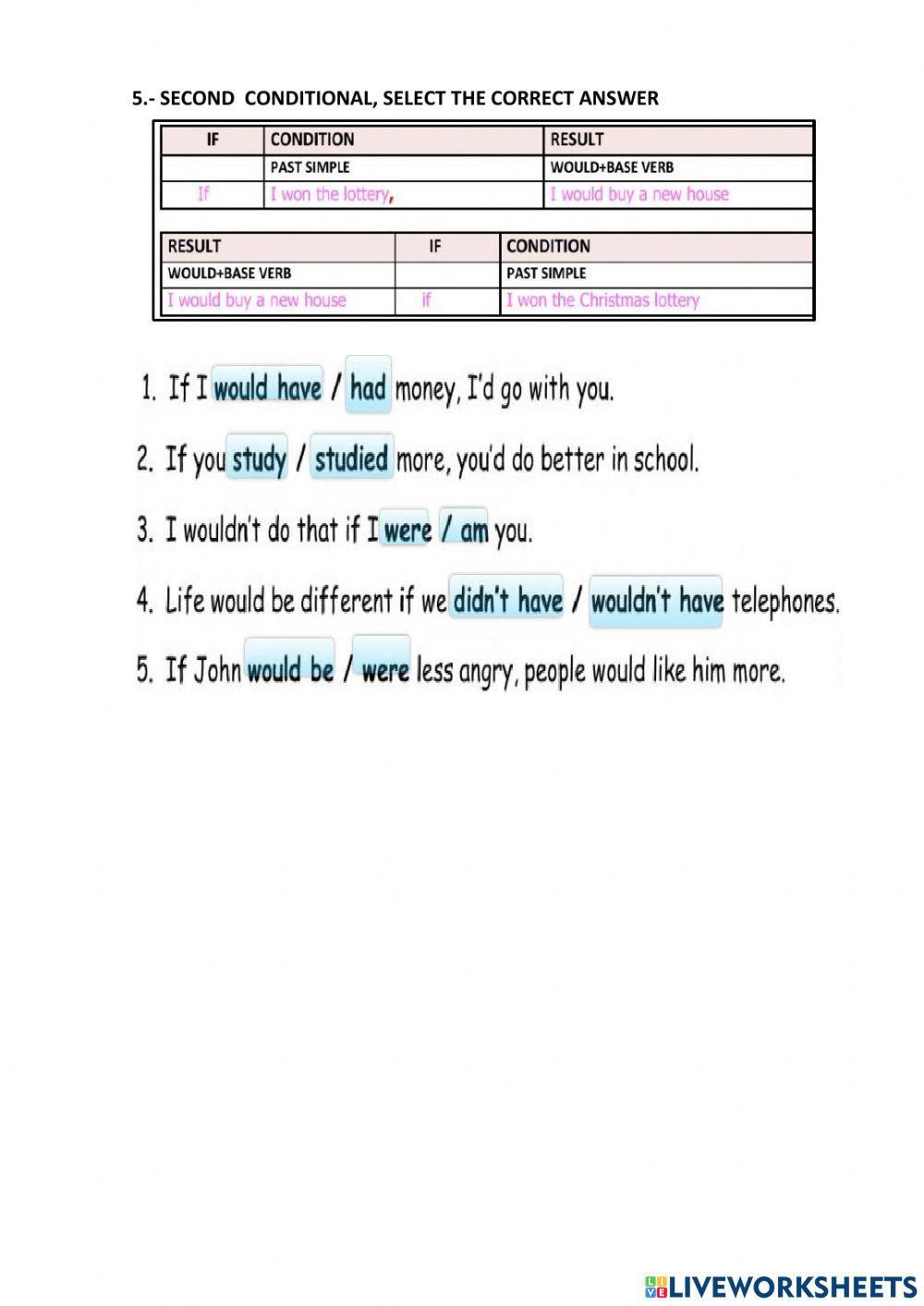 Examen de inglès OCTAVO 2DO QUIMESTRE