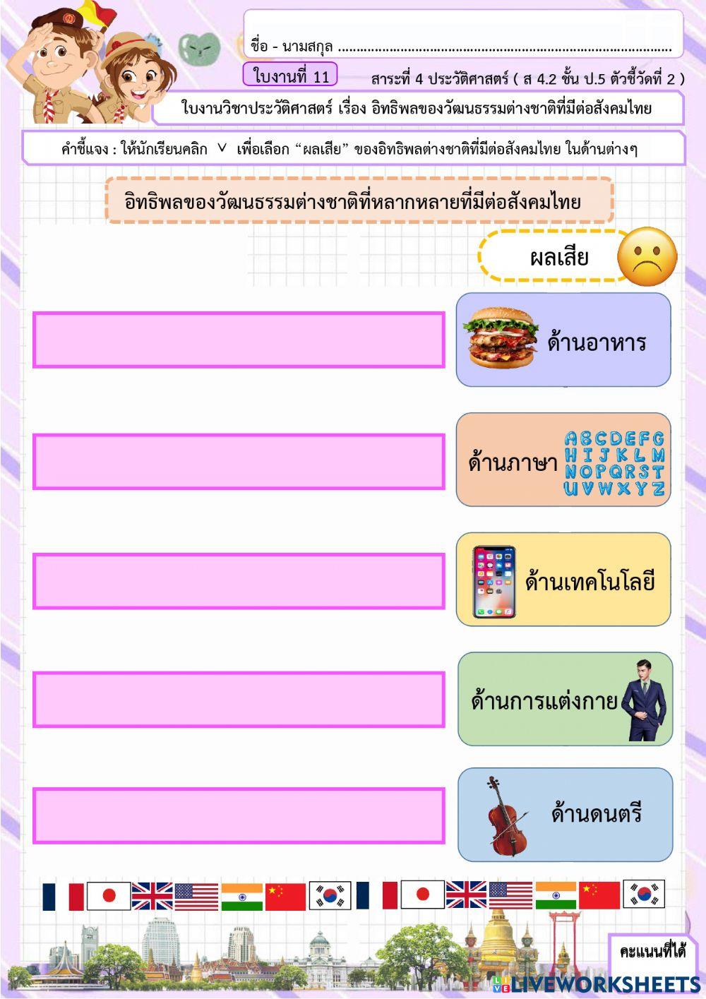 ใบงานที่ 11-P5 History