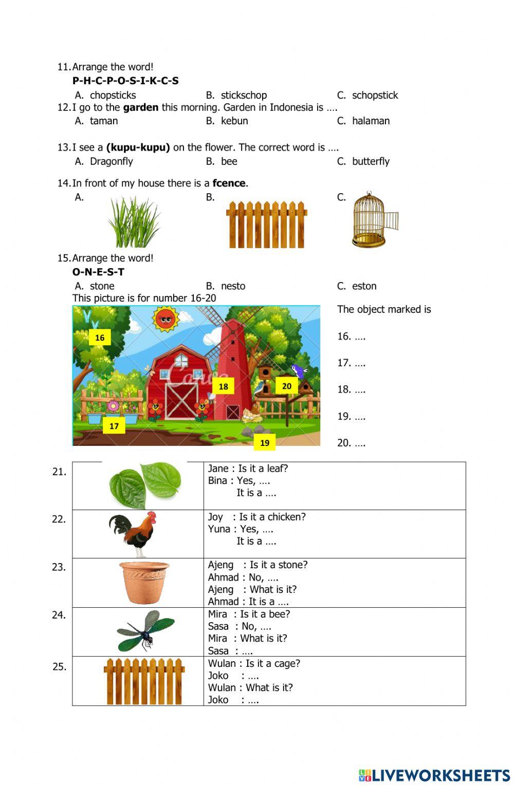English daily assessment