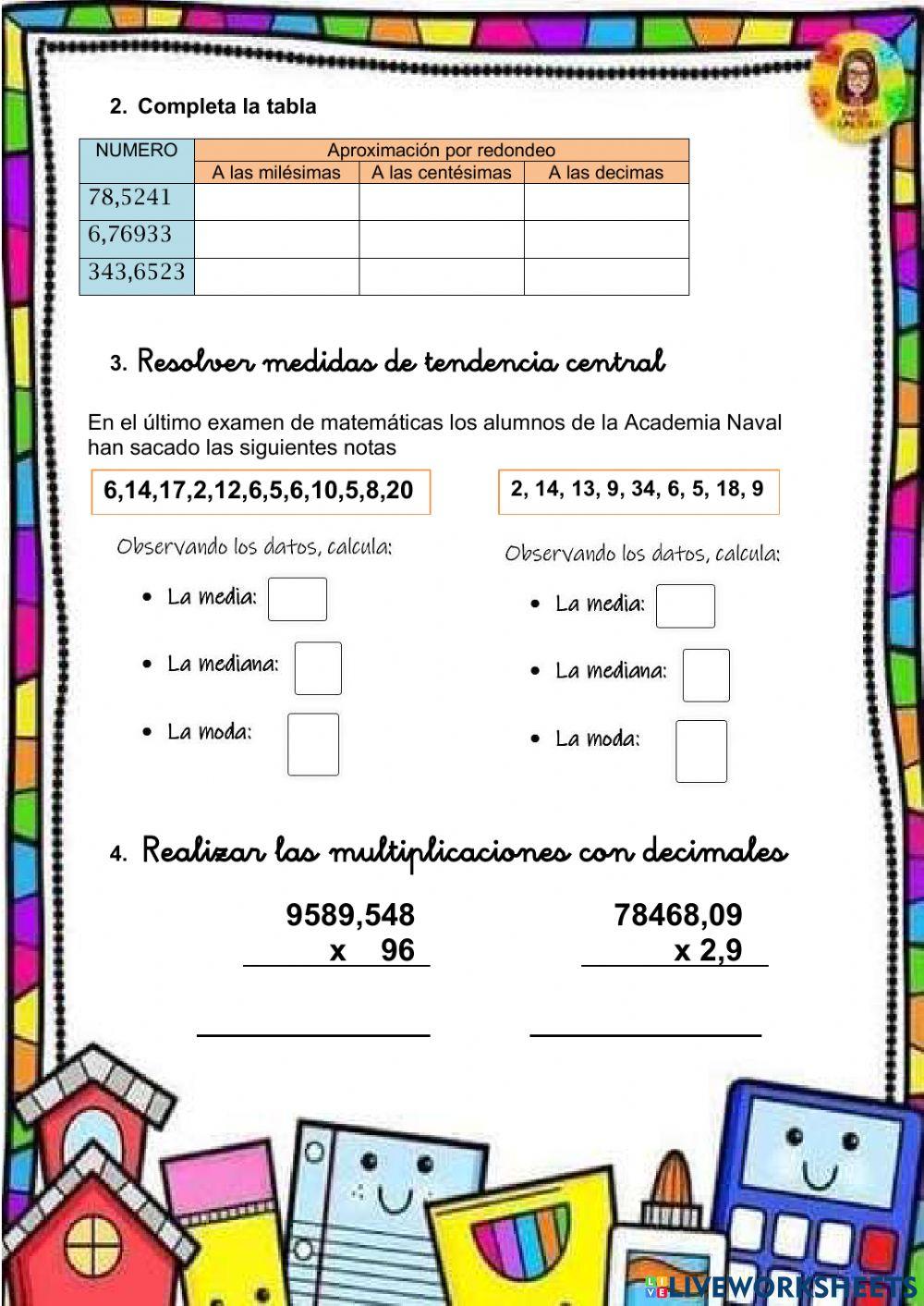 Examen final de matematicas