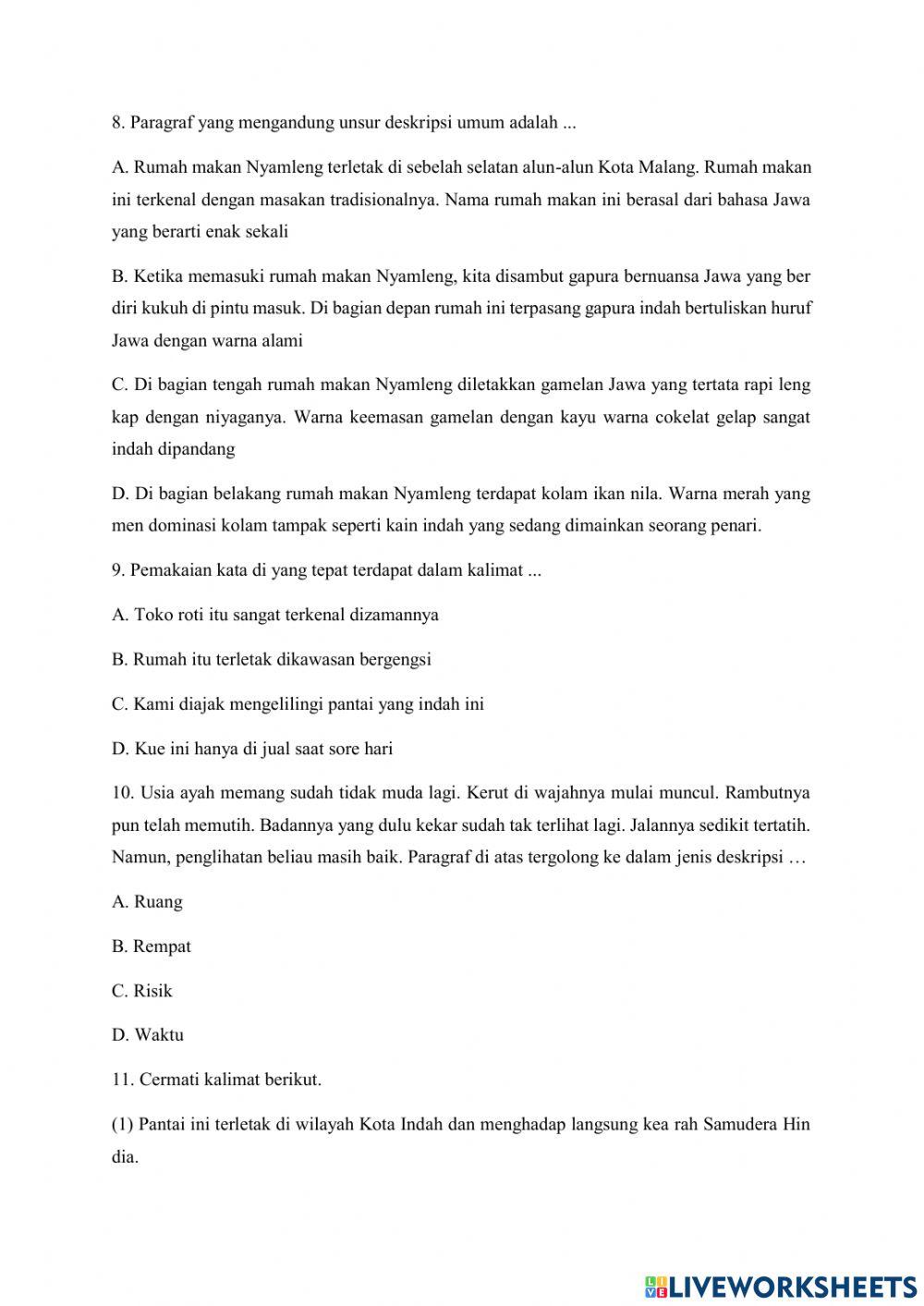 Latihan Soal Modul 1 Paket B