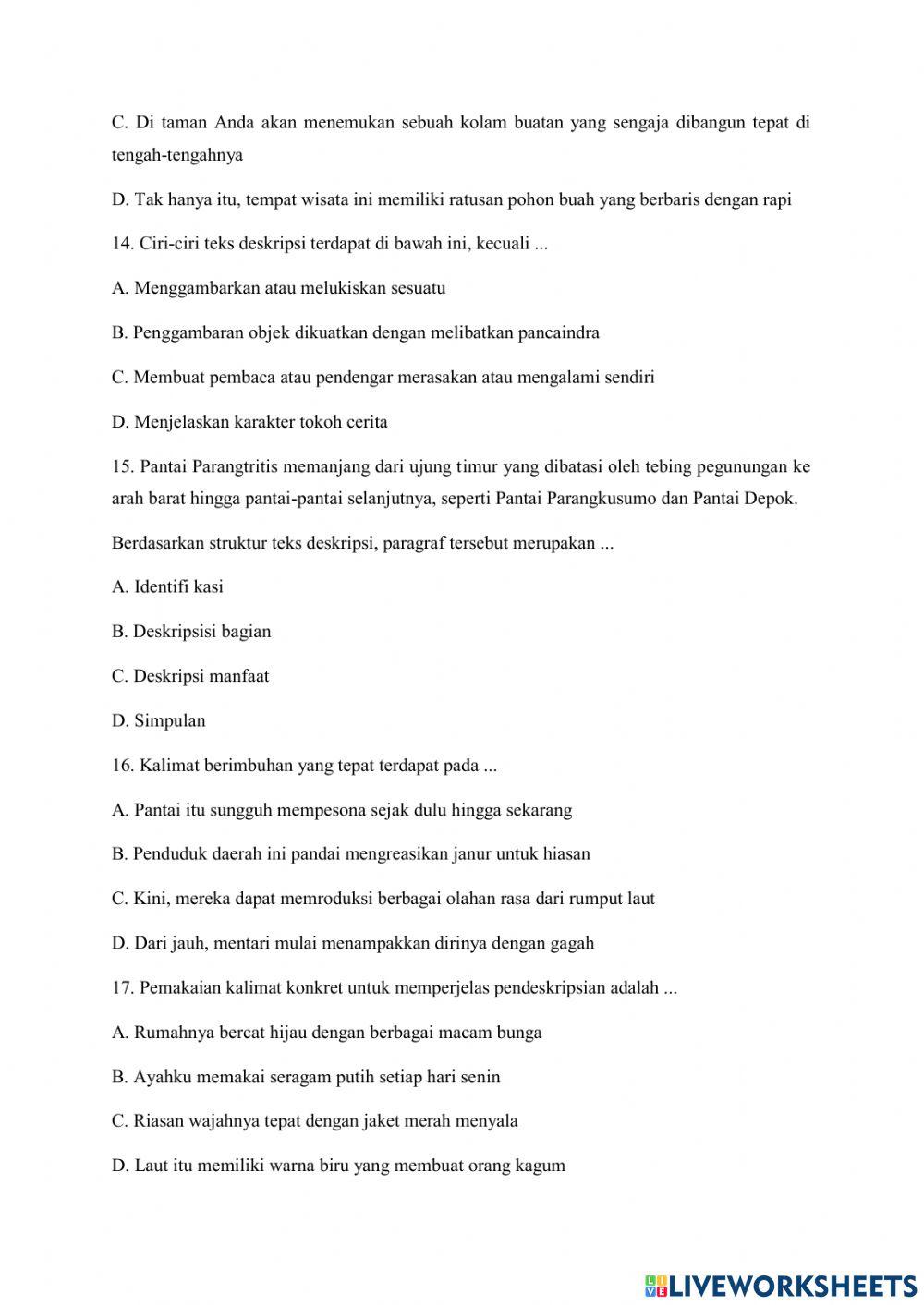 Latihan Soal Modul 1 Paket B