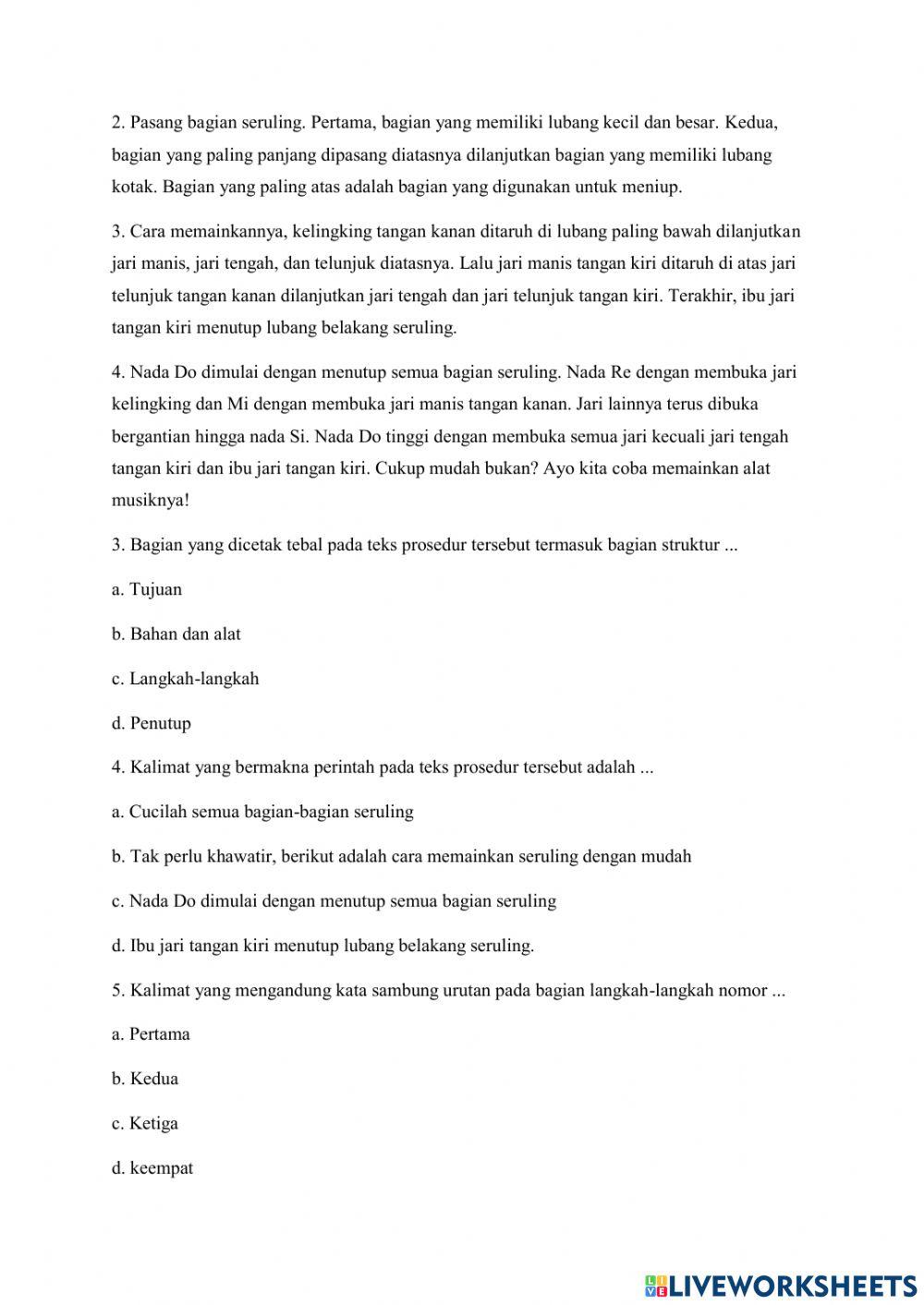 Latihan Soal Modul 3 Paket B