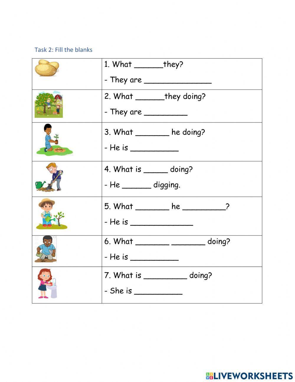 What happens in the garden