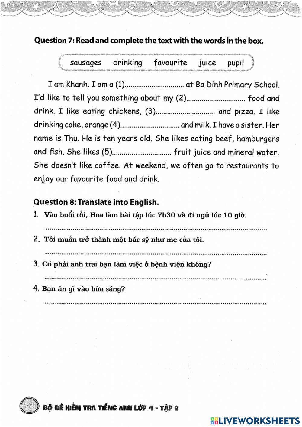 Teacher Jennifer TA 4 review 3 test 2