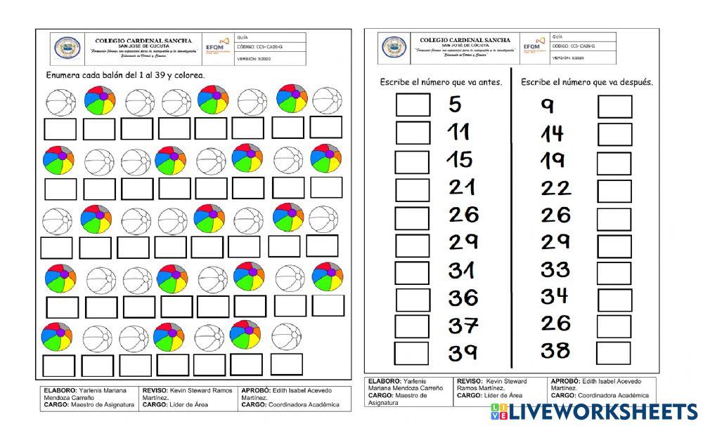 Repaso para el previo de matemáticas