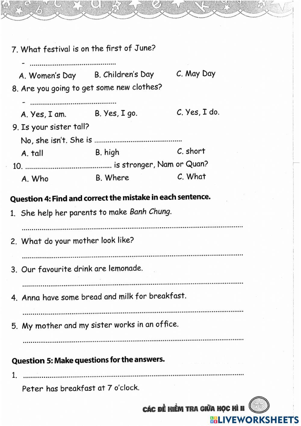 Teacher Jennifer TA 4 Review 3 test 3