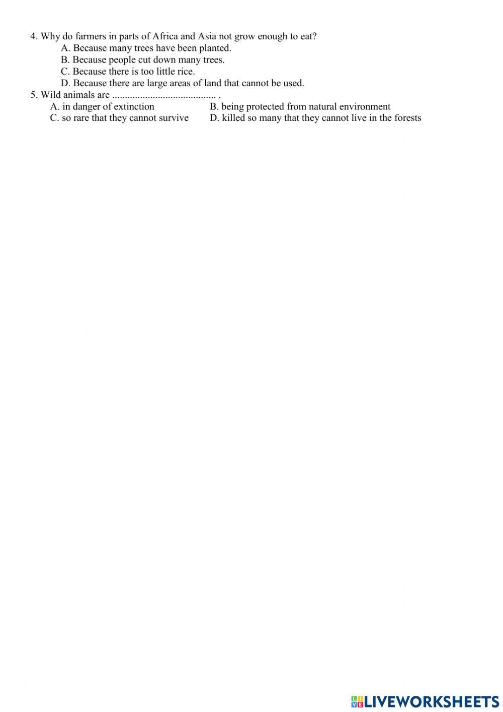 Conservation reading