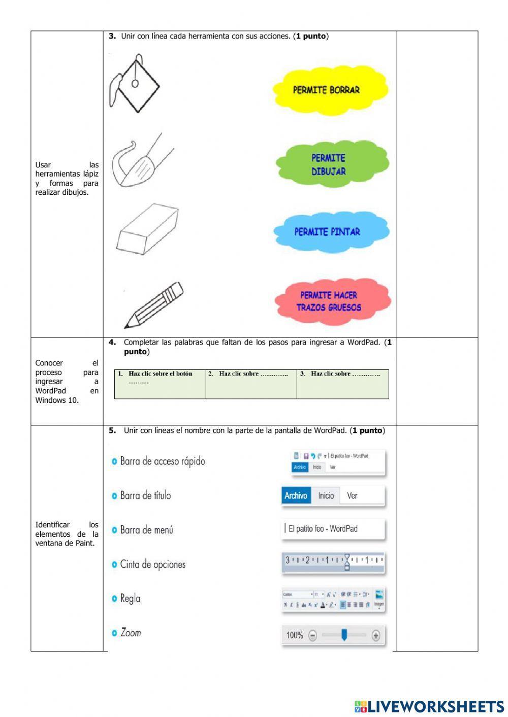 Exámen Quimestral Computación Segundo