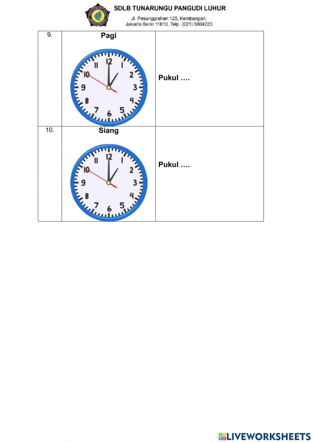 Penulisan waktu 24 jam