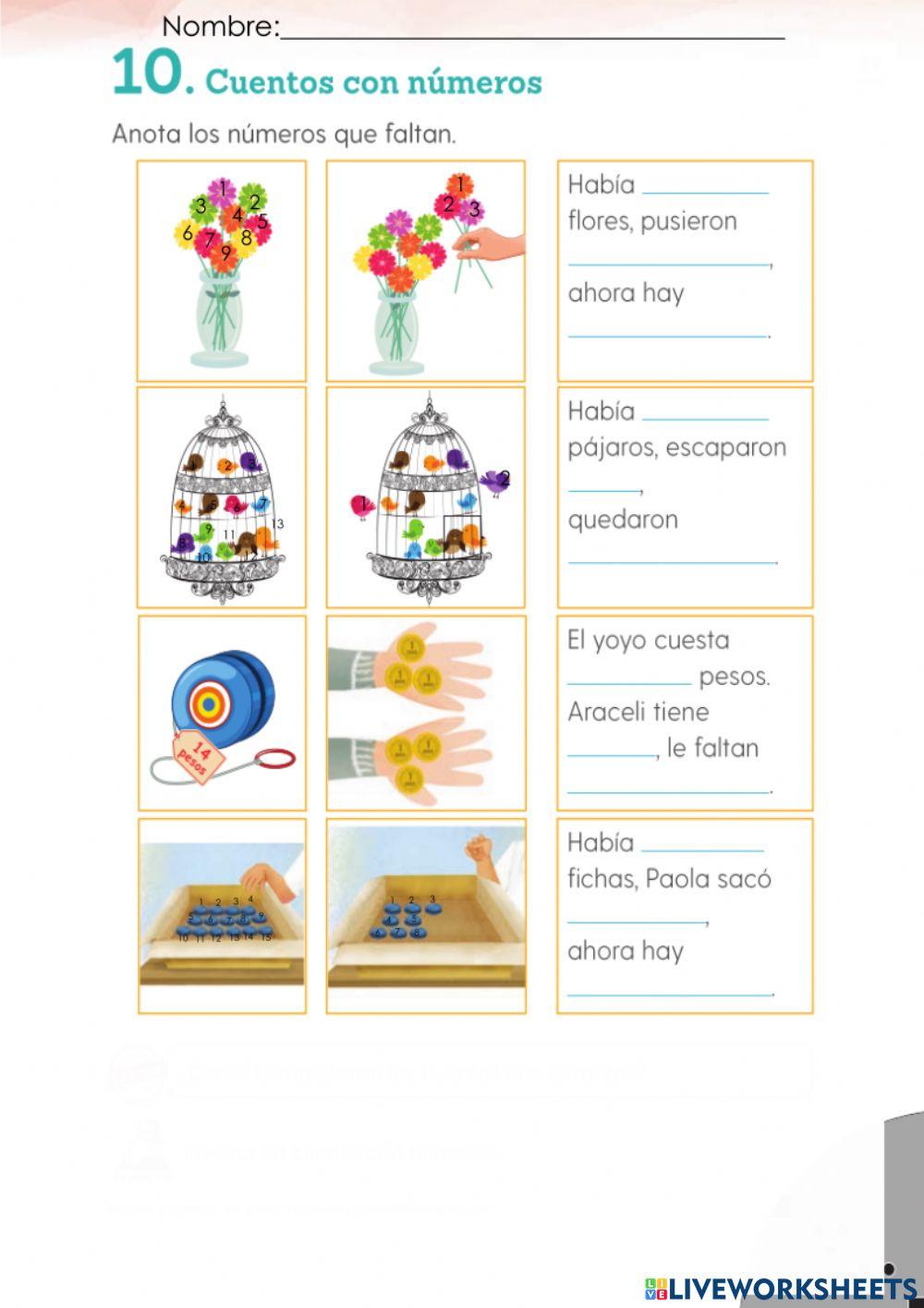 Cuento con números.