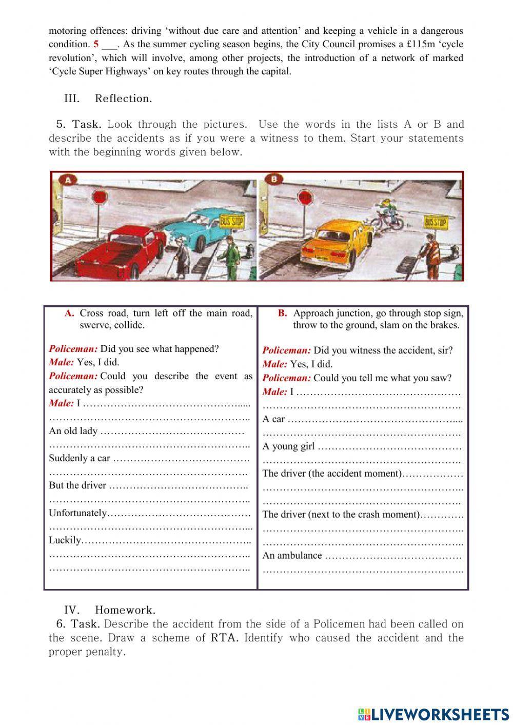 Vehicle Incident Report