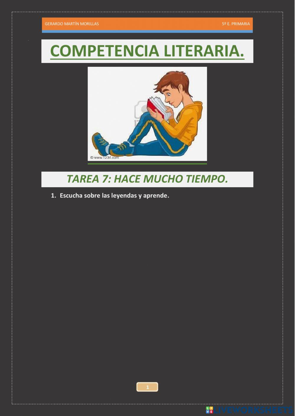 Competencia literaria. Tarea 7.