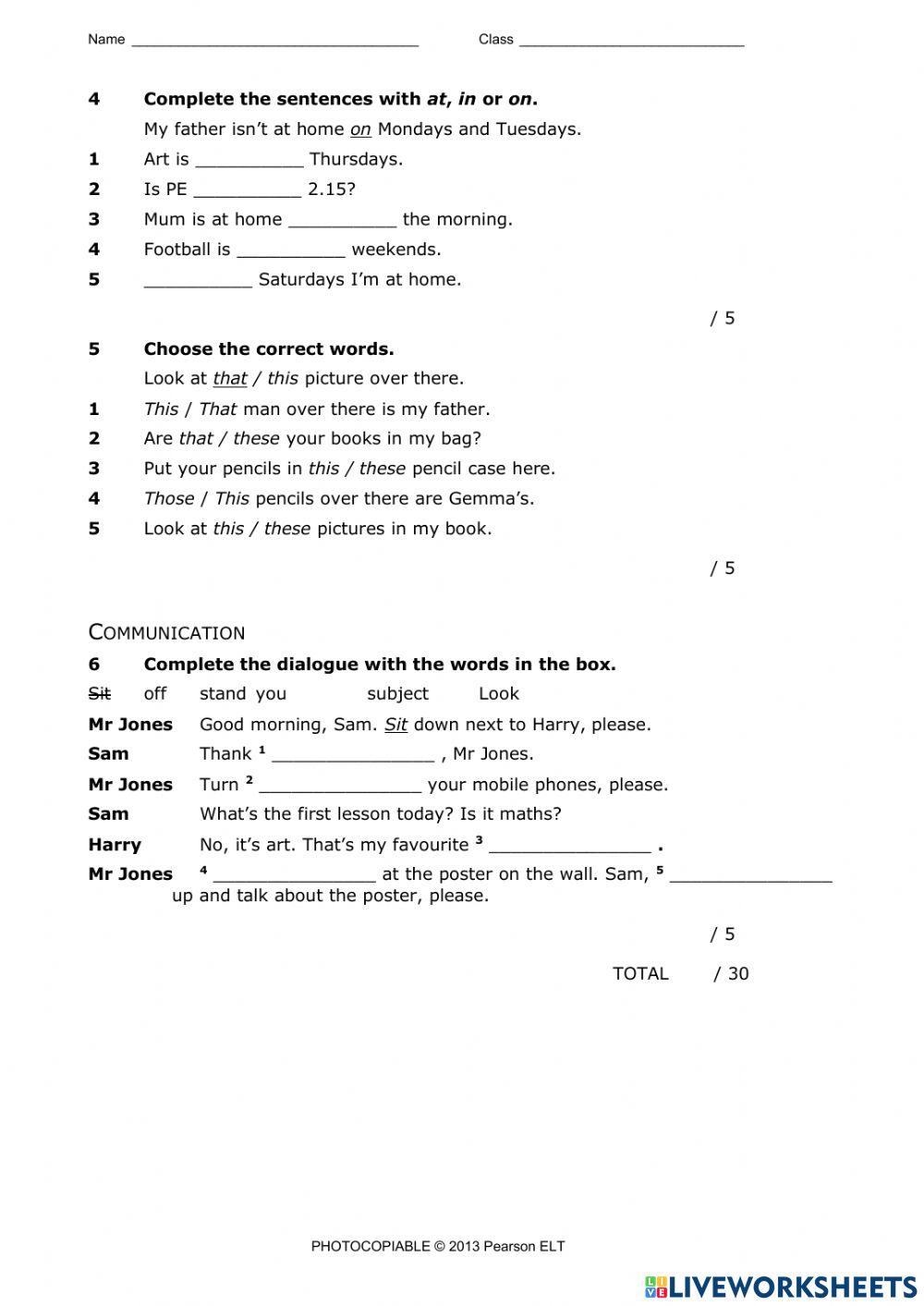 module 3 test | Free Interactive Worksheets | 6840604