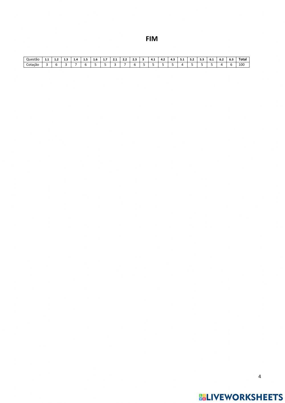 Ficha de Avaliação nº 2-CFQ-7º Ano